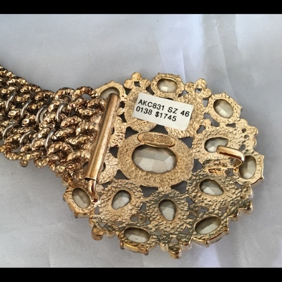 Roberto CAVALLI NWT LUXURY EXTRAVAGANZA DESIGNER GOLD BELT - Picture 5 of 7